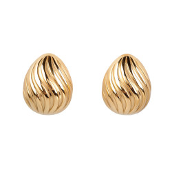 Ohrringe aus edelstahl - Gold (1 Paar)