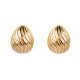 Pendientes de acero inoxidable - Oro (1 Par) Pendientes de acero inoxidable - Oro (1 Par)