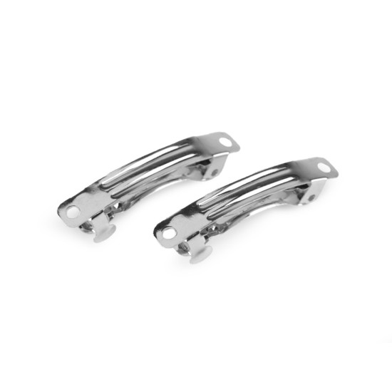 Baza clama de par 6x40 mm - Platinum (4 Bucăți) Baza clama de par 6x40 mm - Platinum (4 Bucăți)