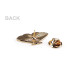 Broszka / pins motyl / ćma - Pudrowy (3 Sztuki)