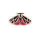 Broszka / pins motyl / ćma - Pudrowy (3 Sztuki)