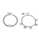 Armband aus edelstahl herz - Silber (1 Stück) Armband aus edelstahl herz - Silber (1 Stück)