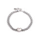 Armband aus edelstahl herz - Silber (1 Stück) Armband aus edelstahl herz - Silber (1 Stück)