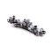 French flower hair clip - Blue-grey (1 Piece)