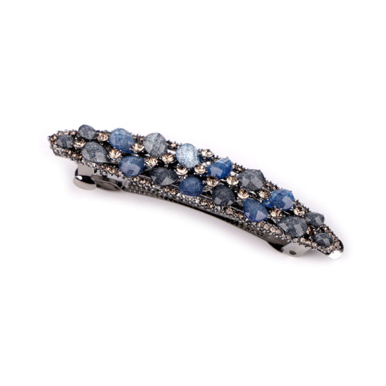 Barrettes à cheveux avec strass - Jais (3 Pièces) Barrettes à cheveux avec strass - Jais (3 Pièces)