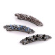Barrettes à cheveux avec strass - Jais (3 Pièces) Barrettes à cheveux avec strass - Jais (3 Pièces)