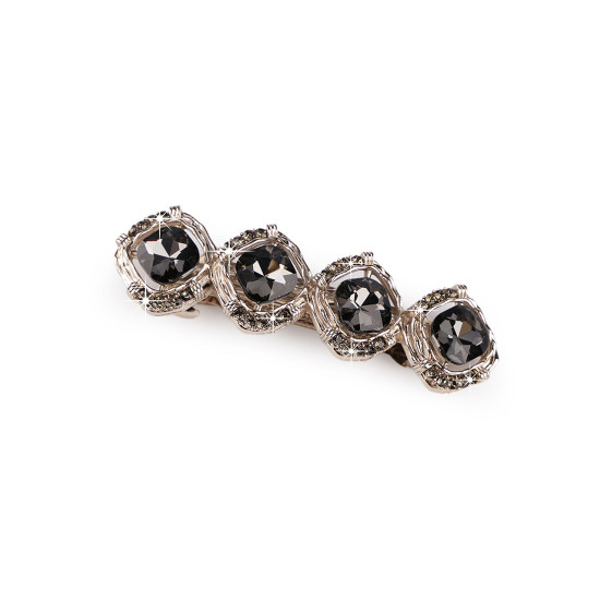 Barrettes à cheveux avec strass - Diamant noir (3 Pièces) Barrettes à cheveux avec strass - Diamant noir (3 Pièces)
