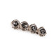 Barrettes à cheveux avec strass - Diamant noir (3 Pièces) Barrettes à cheveux avec strass - Diamant noir (3 Pièces)