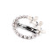 Barrettes avec perles - Blanc (1 Pièce)