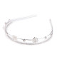 Double rhinestone tiara - Anthracite (3 Pieces) Double rhinestone tiara - Anthracite (3 Pieces)