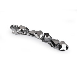 Spinka automatyczna do włosów serce - Black diamond (1 Sztuka)