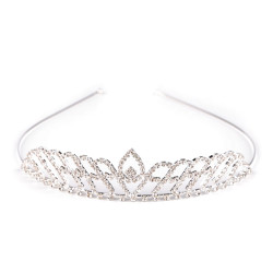 Diadem / tiara sztrasowa - Crystal (1 Sztuka)