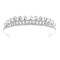 Cerchietto / diadema, con strass, con passanti - Cristallo (1 Pezzo)