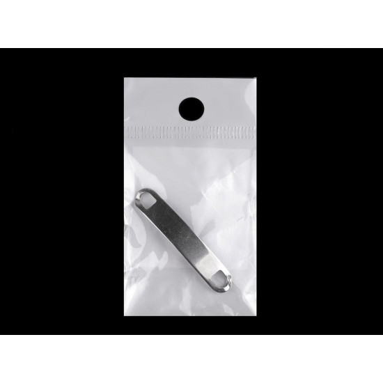 Anhänger/zwischenkomponente zur herstellung von edelstahlarmbändern, 8 x 44 mm - Platine (1 Stück) Anhänger/zwischenkomponente zur herstellung von edelstahlarmbändern, 8 x 44 mm - Platine (1 Stück)