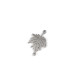 Stainless steel pendant charm / spacer - snowflake, tree of life, four-leaf clover, leaf - Platinum (1 Piece) Stainless steel pendant charm / spacer - snowflake, tree of life, four-leaf clover, leaf - Platinum (1 Piece)