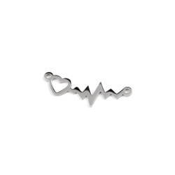 Anhänger/zwischenkomponente zur herstellung von schmuck aus rostfreiem stahl – unendlichkeit, knochen, schmetterling, he - Platine (1 Stück)