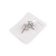 Bross strasszkövekkel balerina kitűző - Crystal ab (1 Darab) Bross strasszkövekkel balerina kitűző - Crystal ab (1 Darab)