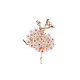 Bross csiszolt kövekkel balerina - Aquazon (1 Darab) Bross csiszolt kövekkel balerina - Aquazon (1 Darab)