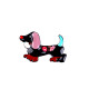 Brooch - dachshund - Red (4 Pieces) Brooch - dachshund - Red (4 Pieces)