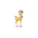 Brooch - deer - Gold lt. (1 Piece) Brooch - deer - Gold lt. (1 Piece)