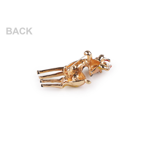 Brooch - deer - Gold lt. (1 Piece) Brooch - deer - Gold lt. (1 Piece)