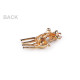 Brooch - deer - Gold lt. (1 Piece) Brooch - deer - Gold lt. (1 Piece)