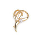 Brooch - heart - Gold lt. (2 Pieces) Brooch - heart - Gold lt. (2 Pieces)