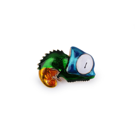 Brooch - frog, chameleon - Red (1 Piece) Brooch - frog, chameleon - Red (1 Piece)