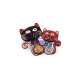 Brooch - cat - Red (2 Pieces) Brooch - cat - Red (2 Pieces)
