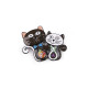 Brooch - cat - Red (2 Pieces) Brooch - cat - Red (2 Pieces)