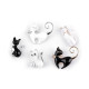 Brooch - cat - Black (1 Piece) Brooch - cat - Black (1 Piece)