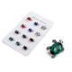 Brooch with rhinestones, turtle, mini - Random mix (12 Pieces) Brooch with rhinestones, turtle, mini - Random mix (12 Pieces)