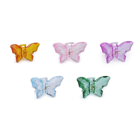 Butterfly hair clip - Light violet (5 Pieces) Butterfly hair clip - Light violet (5 Pieces)