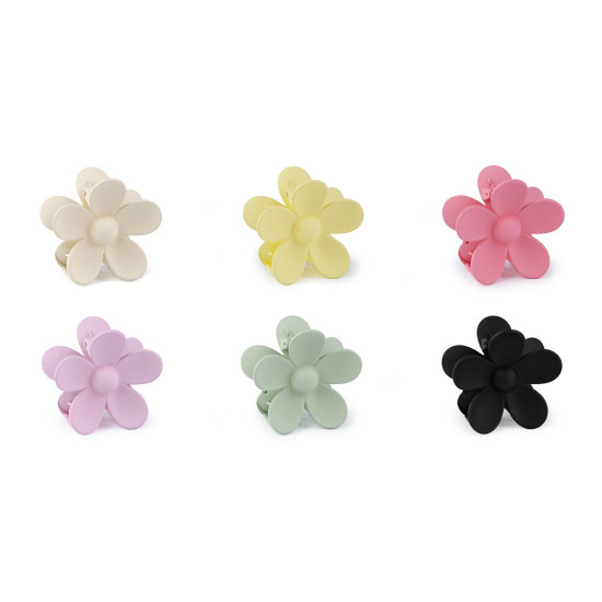 Flower hair clip - Black (1 Piece) Flower hair clip - Black (1 Piece)