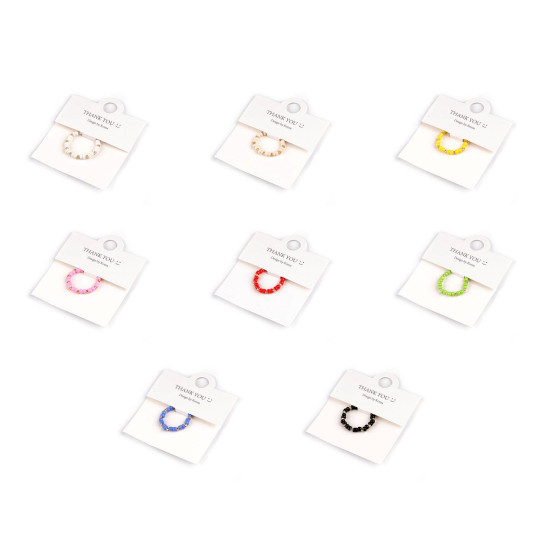 Bague en perles - Rouge (3 Pièces) Bague en perles - Rouge (3 Pièces)