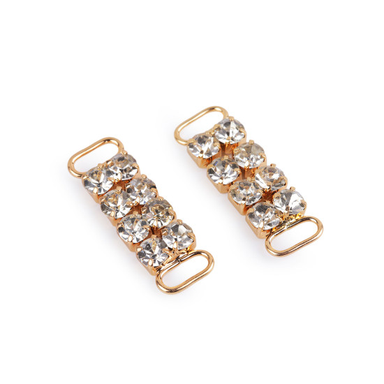 Decorațiune cu strasuri pentru îmbrăcăminte și accesorii 12x37 mm - Argintiu (2 Bucăți) Decorațiune cu strasuri pentru îmbrăcăminte și accesorii 12x37 mm - Argintiu (2 Bucăți)