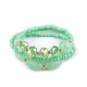 Armband elastisch, set 3 stk. - Hellrosa (12 Sets) Armband elastisch, set 3 stk. - Hellrosa (12 Sets)
