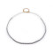Collar con perlas de colores combinadas - Perla gris (1 Pieza)