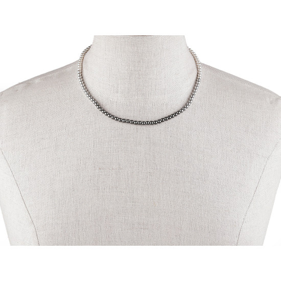 Imitation pearl necklace color combination - Pearl grey (3 Pieces) Imitation pearl necklace color combination - Pearl grey (3 Pieces)