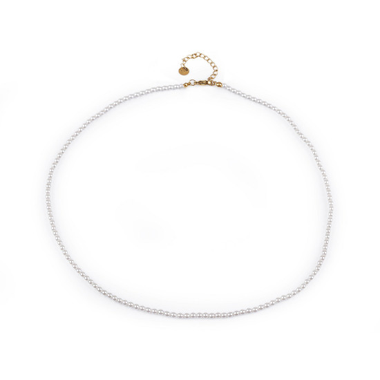 Colier de perle - Alb (1 Bucată) Colier de perle - Alb (1 Bucată)