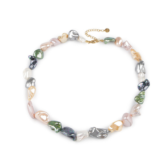 Collier composé de perles en fragments de coquillages - Poudre (3 Pièces) Collier composé de perles en fragments de coquillages - Poudre (3 Pièces)