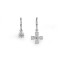 Boucles d’oreilles - anneaux en acier inoxydable avec strass - Cristal (1 Paire)