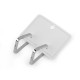 Pendientes con triángulo de acero inoxidable - Plata (2 Pares) Pendientes con triángulo de acero inoxidable - Plata (2 Pares)