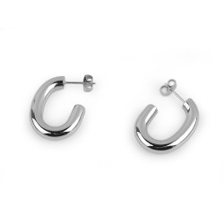 Ohrringe aus edelstahl - Silber (1 Paar)