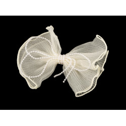 Bow hair clip - Creamy light (1 Piece)