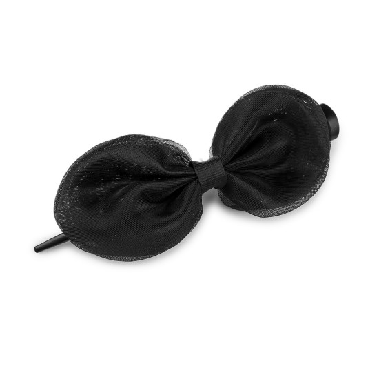 Agrafă de păr cu fundă - Bej deschis (1 Bucată) Agrafă de păr cu fundă - Bej deschis (1 Bucată)