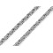 Chaîne en acier inoxydable pour homme - Argent (1 Pièce)