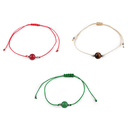 Ásványgyöngyös shamballa karkötő - Avanturín (1 Darab) Ásványgyöngyös shamballa karkötő - Avanturín (1 Darab)