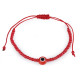 Shamballa bracelet allah's eye - Red (1 Piece) Shamballa bracelet allah's eye - Red (1 Piece)