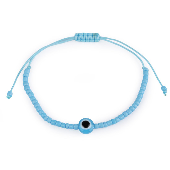 Shamballa bracelet allah's eye - Red (1 Piece) Shamballa bracelet allah's eye - Red (1 Piece)